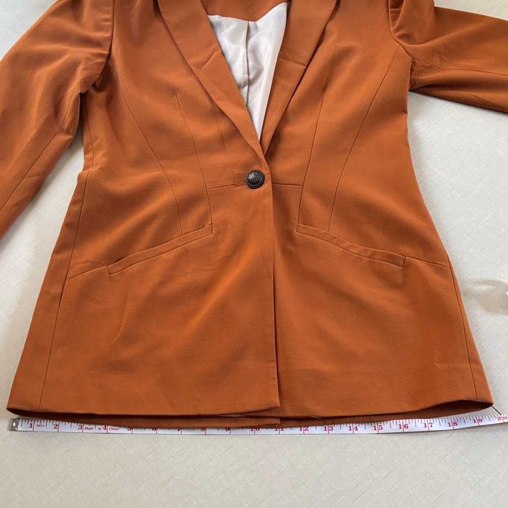 Rust Blazer Jacket - Picture 12 of 13
